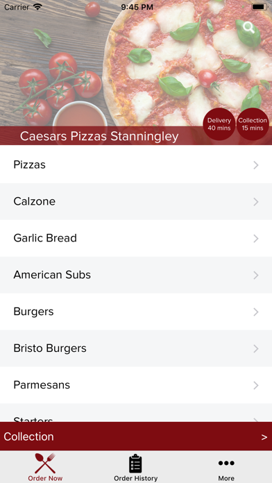 Caesars Pizzas Stanningley screenshot 2