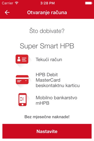 HPB mobilno bankarstvo screenshot 2