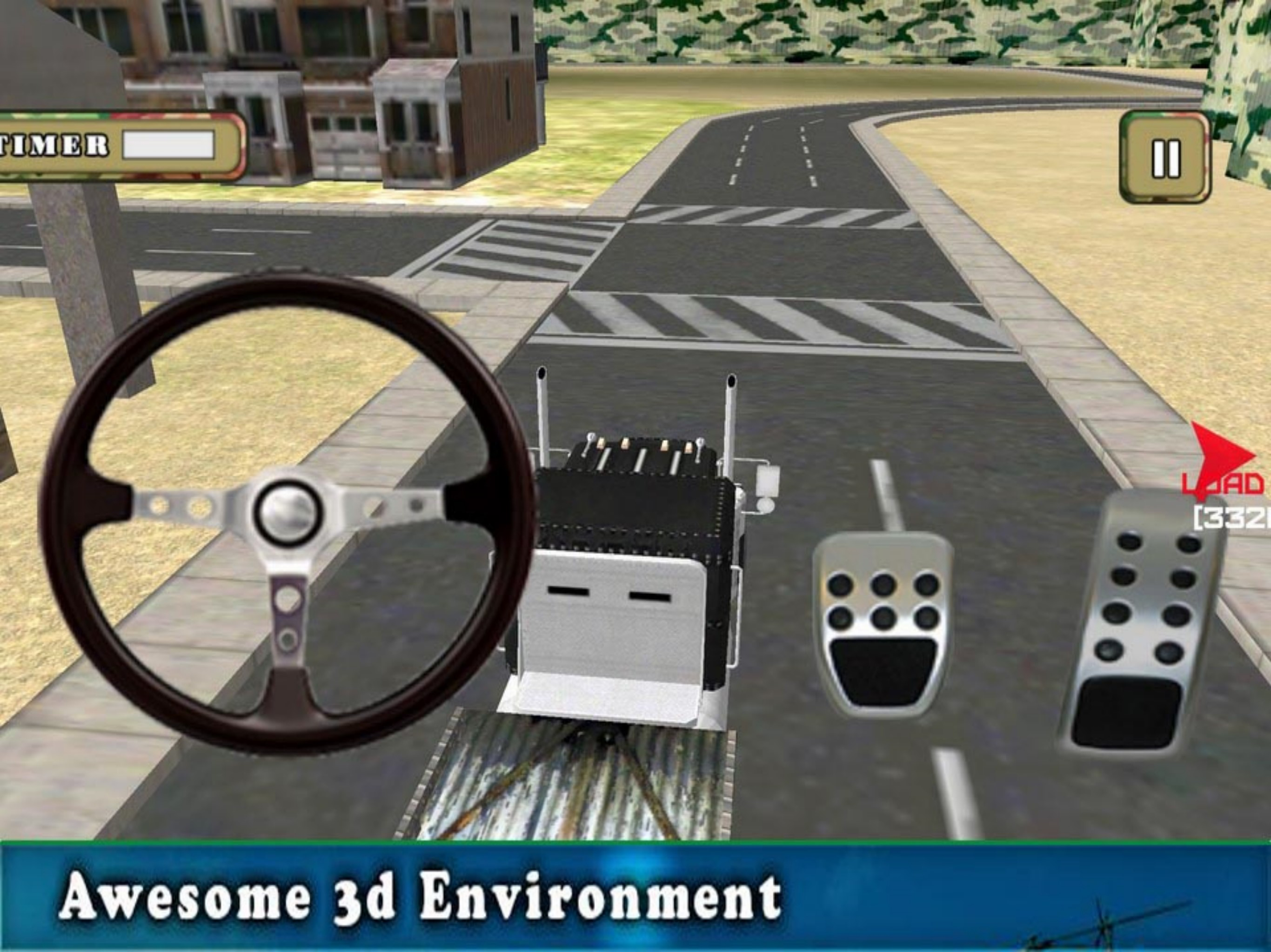 Army Truck Skill Driving