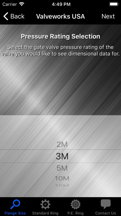 Virtual Flange Slide Rule