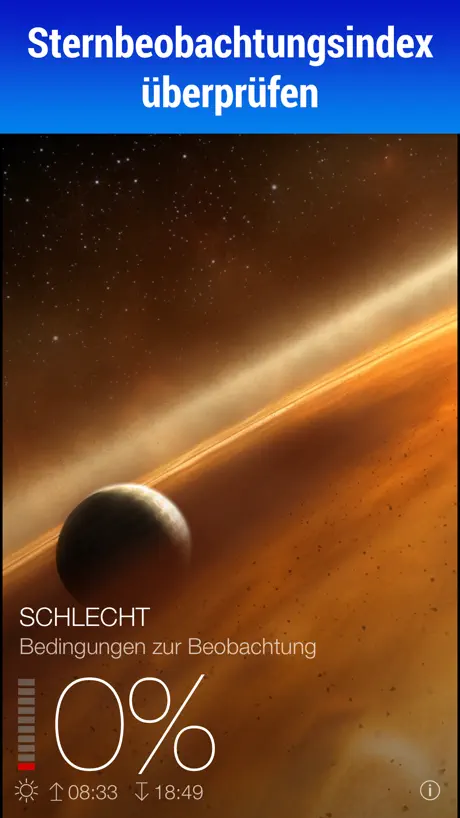 Sky Live - Astronomie-Prognose