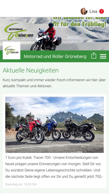 Motorrad Grüneberg