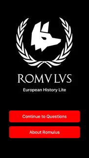romulus european history lite iphone screenshot 1