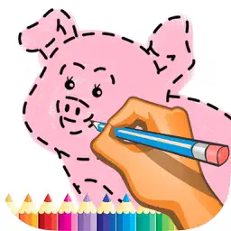 Drawing lessons animal line app icon