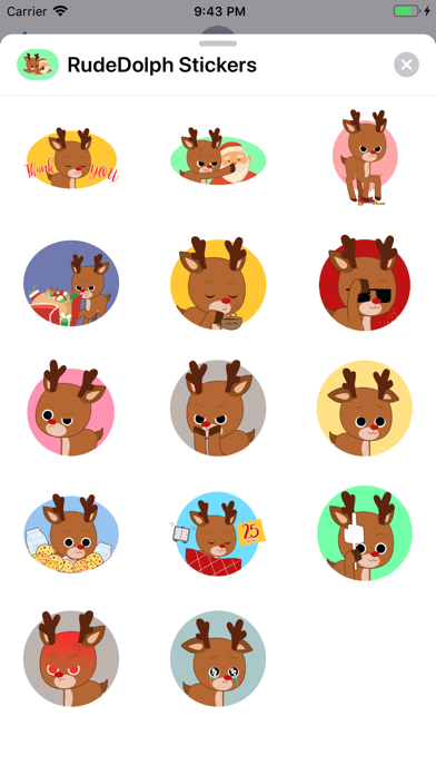 RudeDolph Stickers screenshot 3