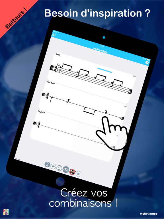 Screenshot #4 pour myDrumApp - pour batteurs