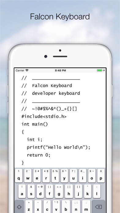 Falconkey (developer keyboard) Screenshot
