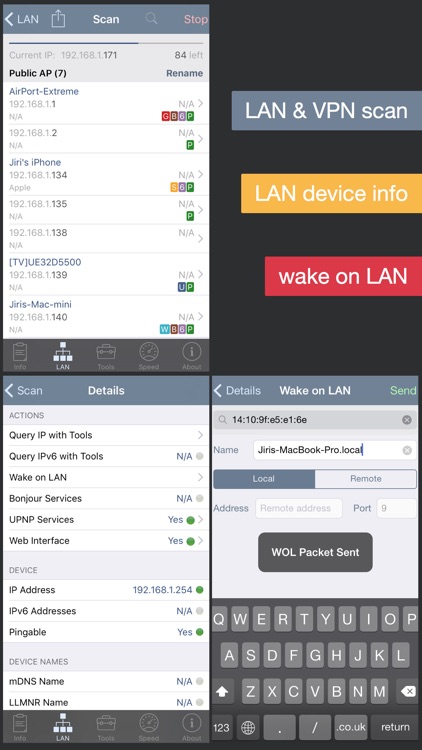 Network Analyzer - wifi scanner, speed test, tools
