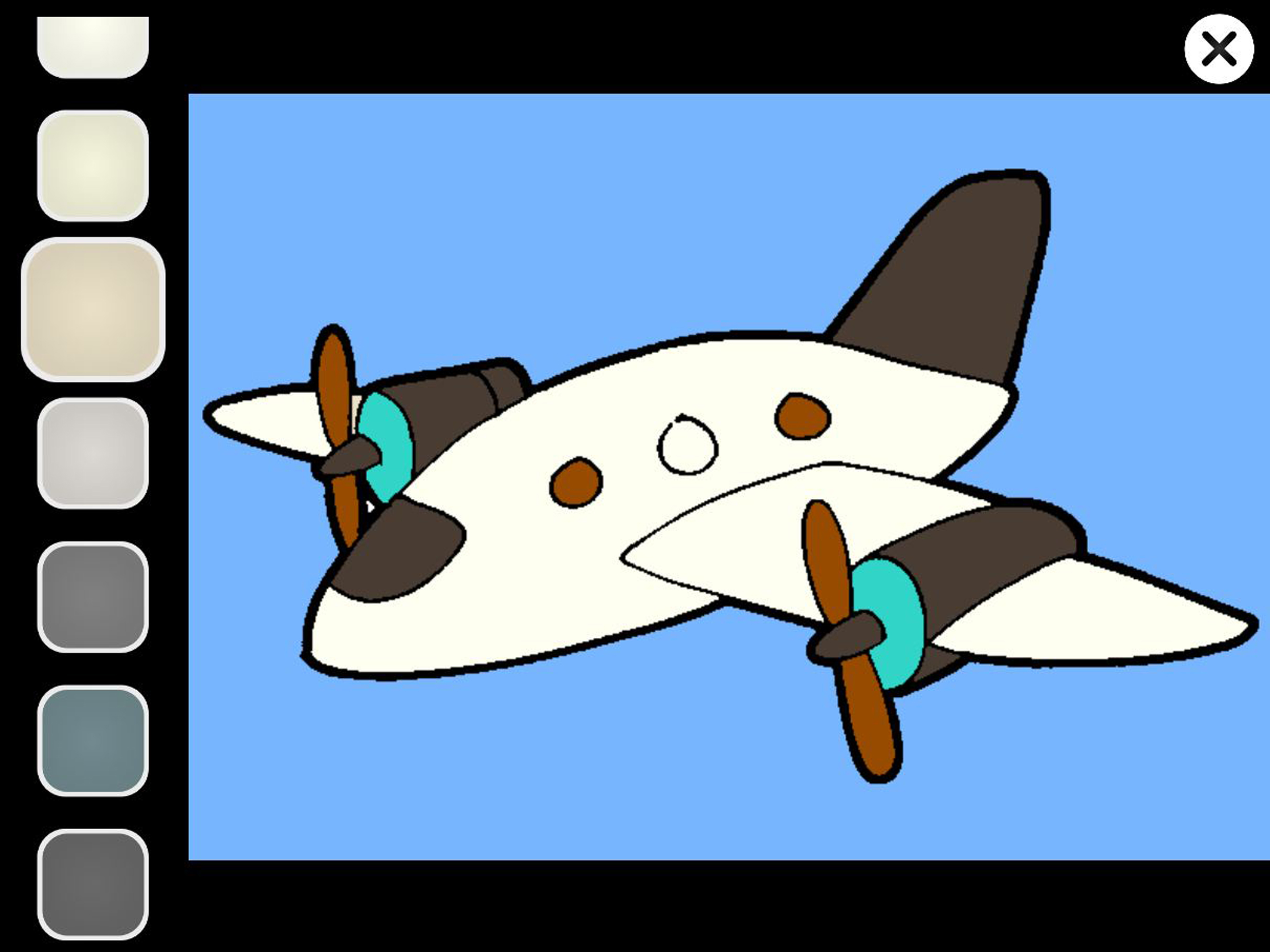 Airplane Paint Coloring Pages screenshot 4