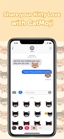 Game screenshot CatMoji - Cat Emoji Stickers mod apk