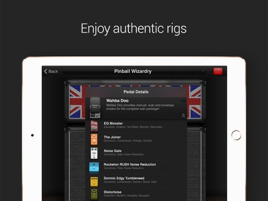 AmpKit+ guitar amps & pedals iPad app afbeelding 3