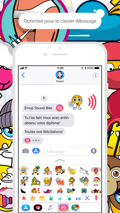 Screenshot #3 pour Emoji Des extraits sonores