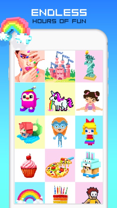 download RAINBOW Color by Number apps 4