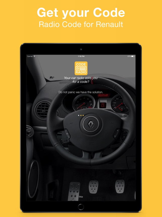Radio Code Renault on the App Store