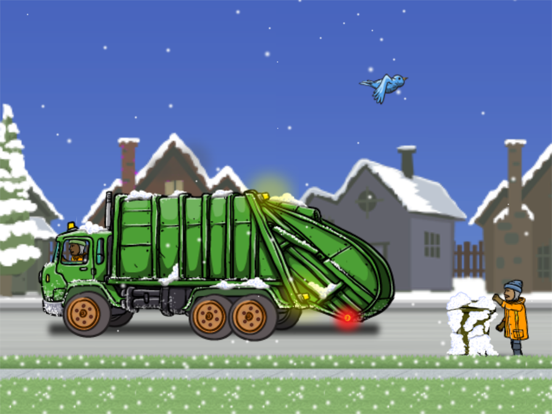Screenshot #5 pour Garbage Truck: Snow Time
