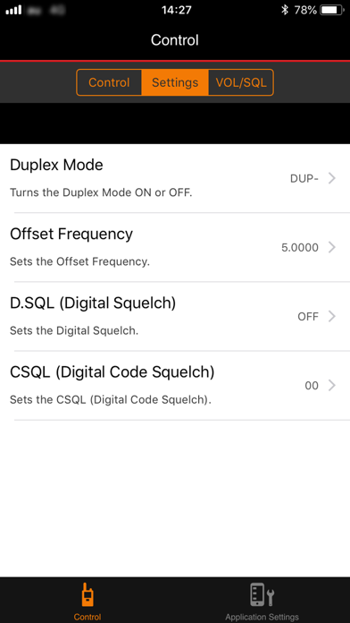 App screenshot