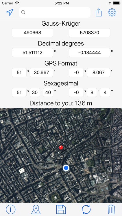Gauss-Krüger Coordinates Tool