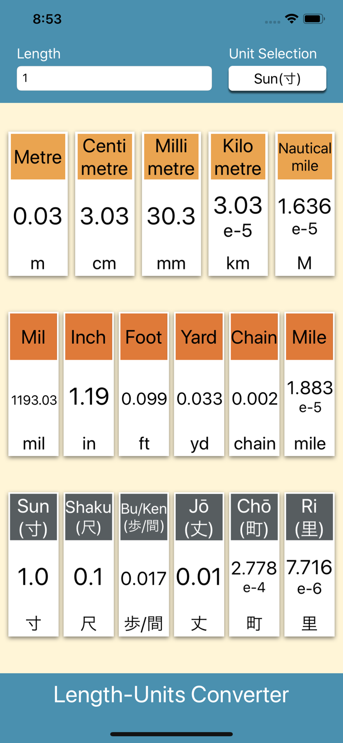 Length-Units Converter