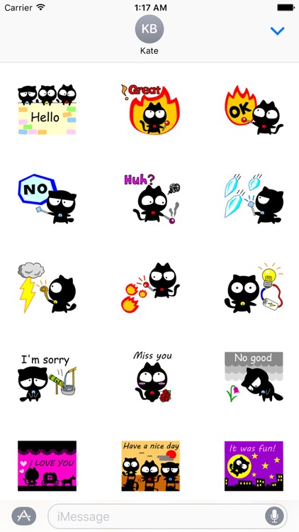 Cute Wizard Black Cat Sticker