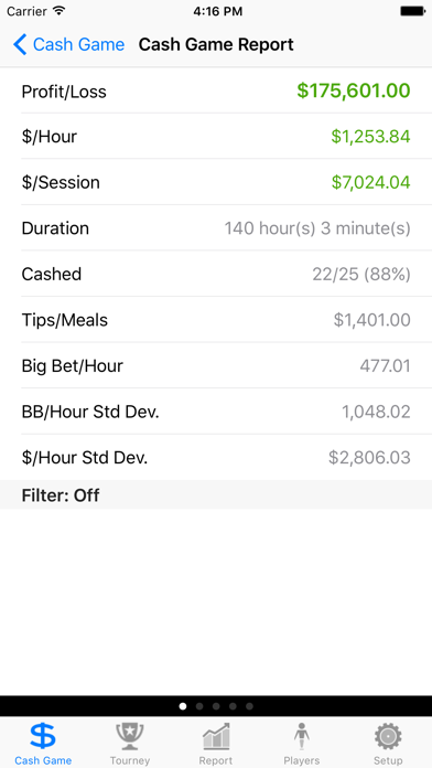 Screenshot #2 pour Poker Income Bankroll Tracker