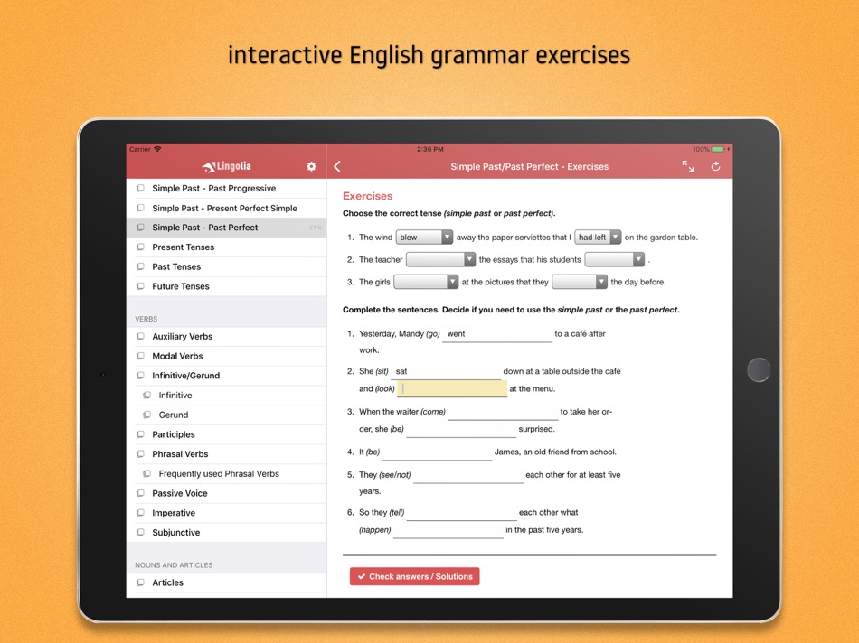 #3. Lingolia English Grammar (iOS) 由: Lingo4you Mario Muller und Heike Pahlow GbR