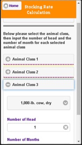 NDSU Grazing Calculator screenshot #2 for iPhone