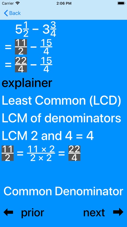 BasicFrac Fractions