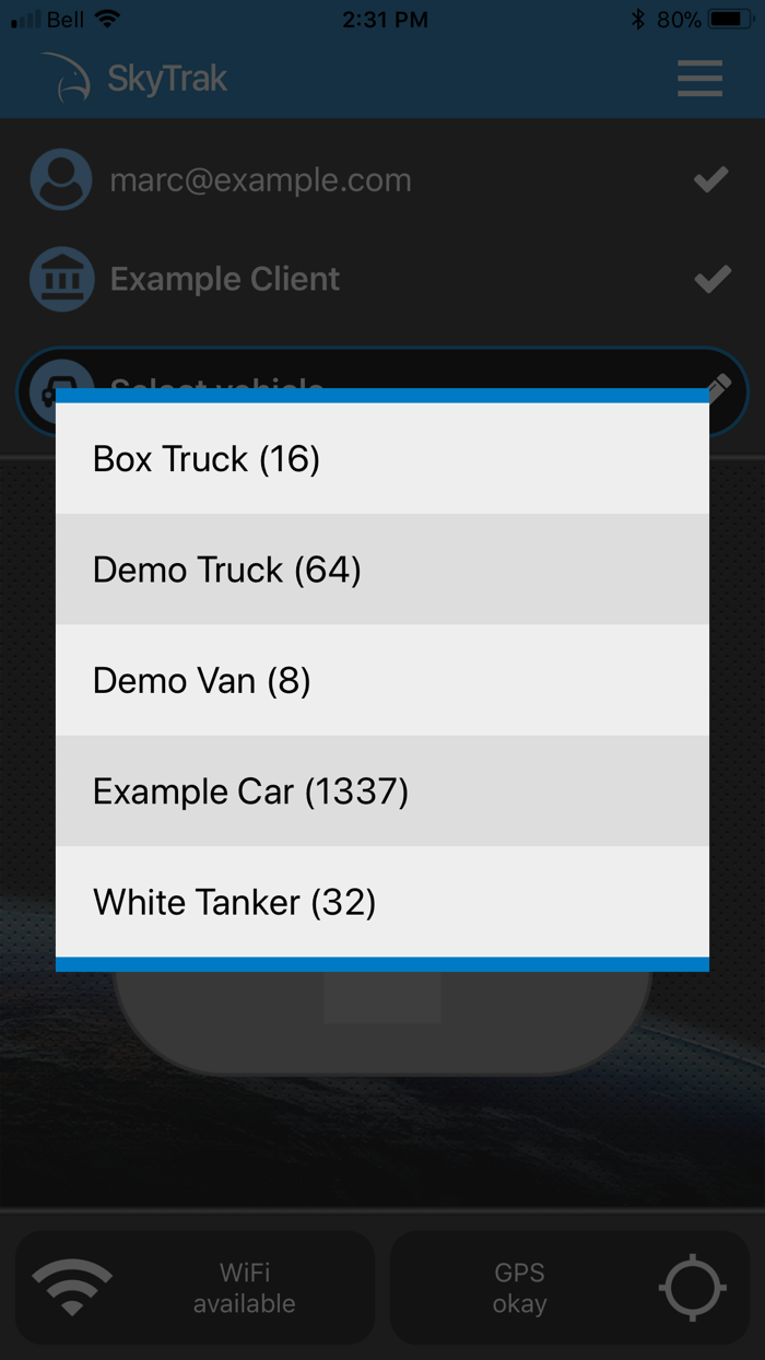 SkyTrak – Mobile Telematics