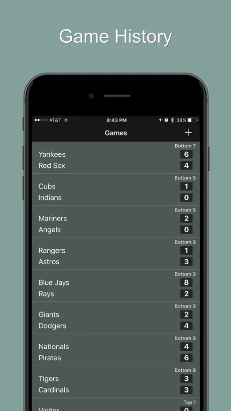 Baseball Scoreboard +