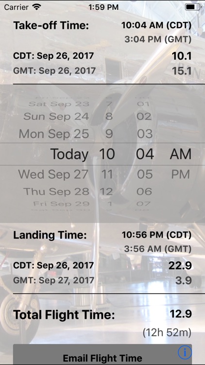 Flight Time Converter
