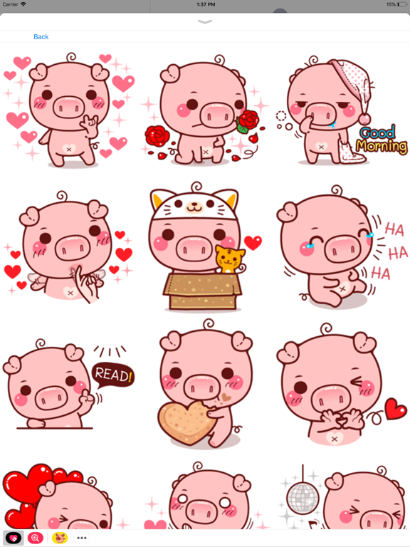 Screenshot #5 for Piggy Stickers Collection