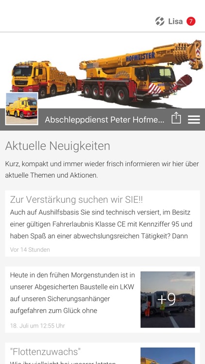 Abschleppdienst Hofmeister