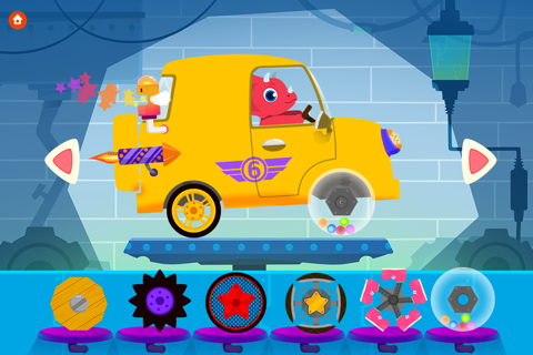 Dinosaur Car games for kids screenshot 2