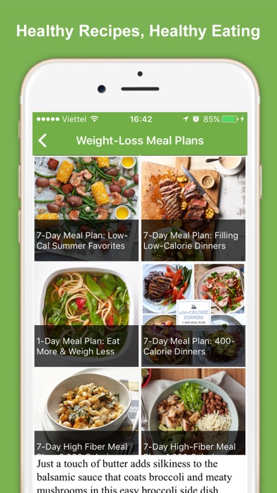 Healthy Eating Meal Plans screenshot 3