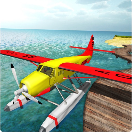 Seaplane Flight 3D Game icon