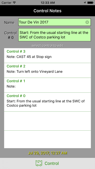 Screenshot #2 pour Rally Controls Planner