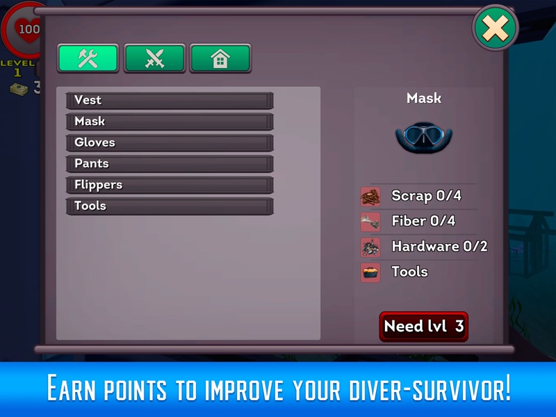 Subwater Island Survival Evolve screenshot 8