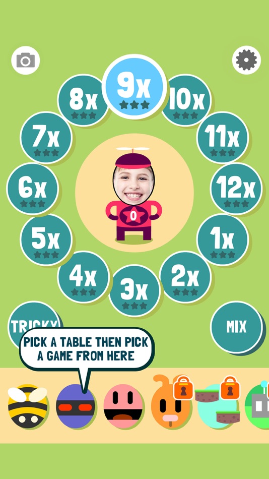 #2. Crazy Times Tables Lite (iOS) Podle: madebyeducators