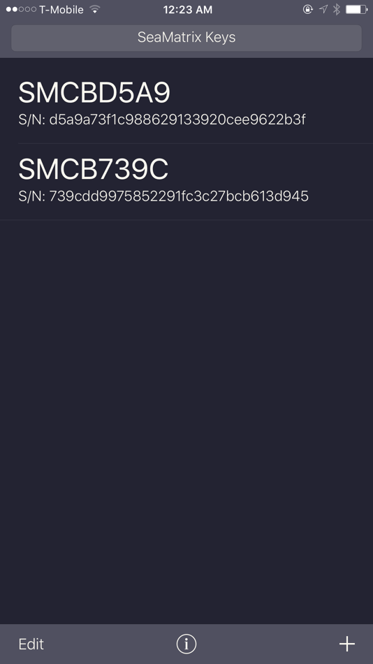 #2. SeaMatrix Keys (iOS) 由: SeaMatrix Technology