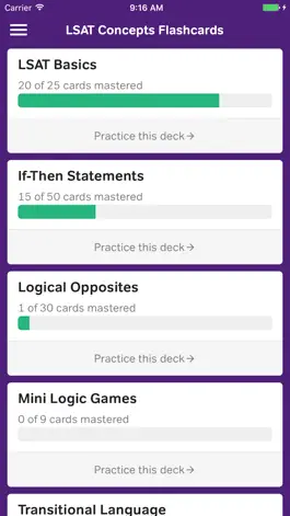 Game screenshot LSAT Logic Flashcards mod apk
