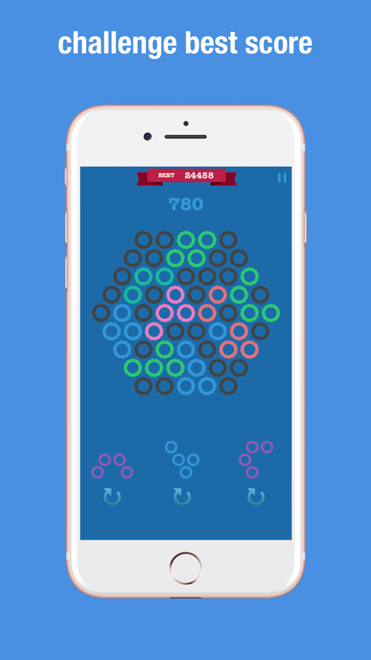 #10. Hexagon Match Geometry Puzzle (iOS) 由: 朝 姜