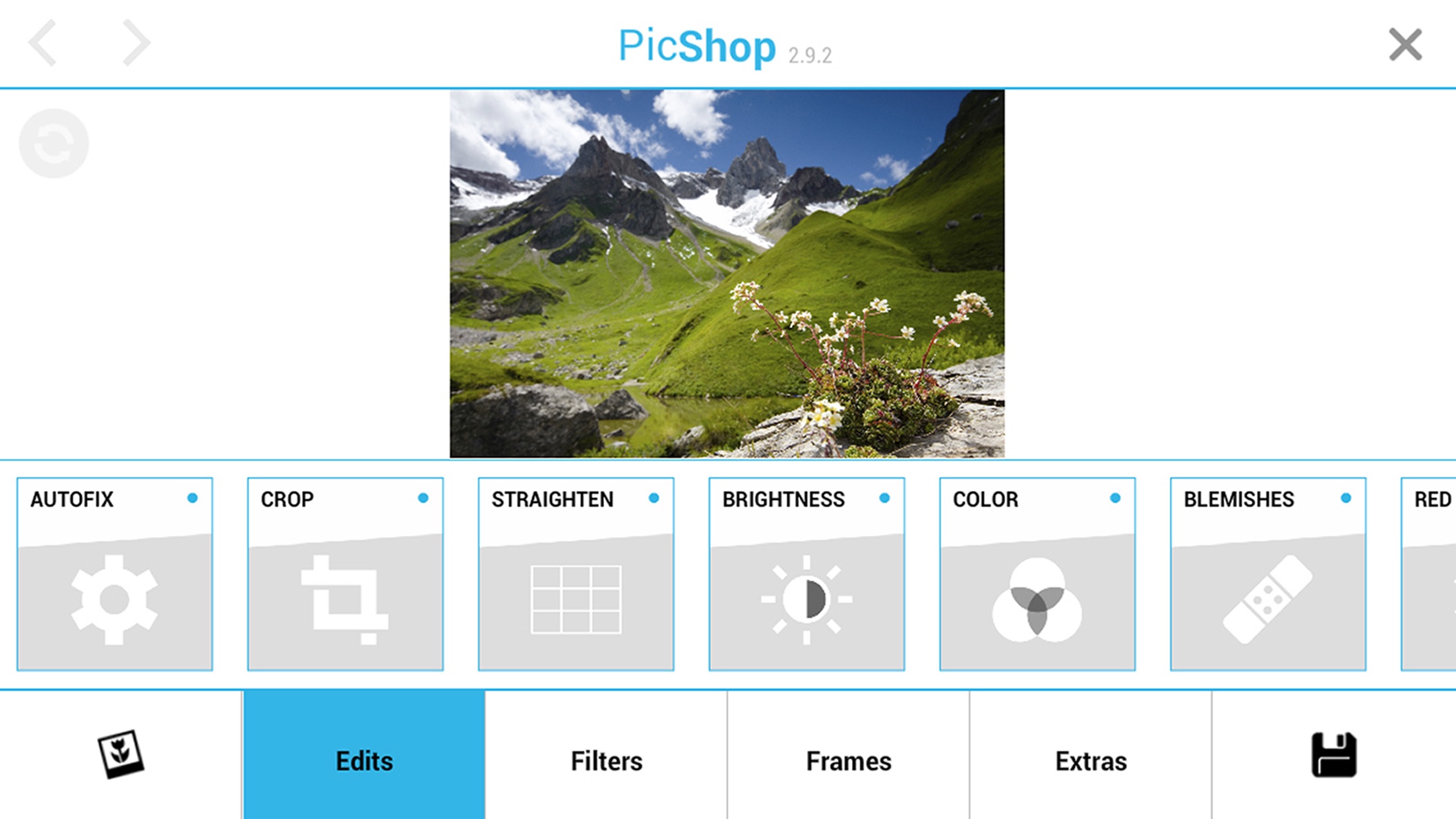 Screenshot do app PicShop HD - Photo Editor