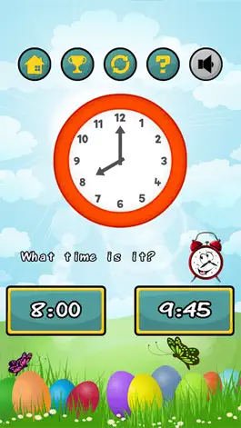 Game screenshot Math Telling Time Flashcards apk