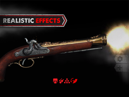 Weaphones Antiques Firearm Sim iPad app afbeelding 2