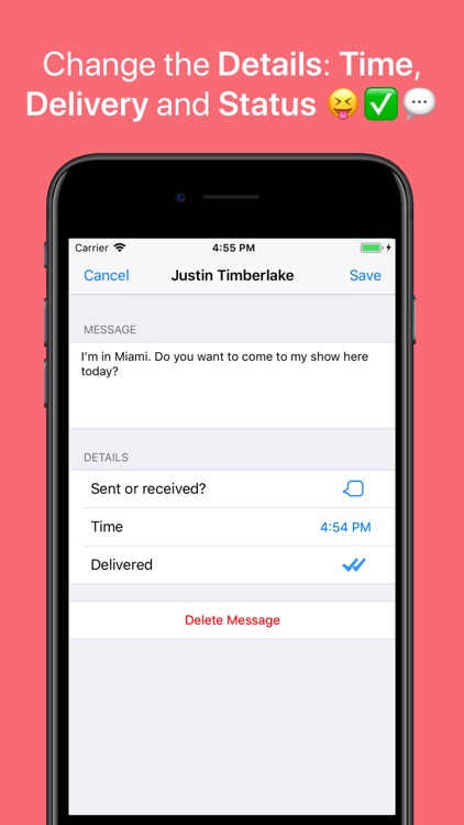 WhatsFake Pro Create Fake Chat screenshot-3