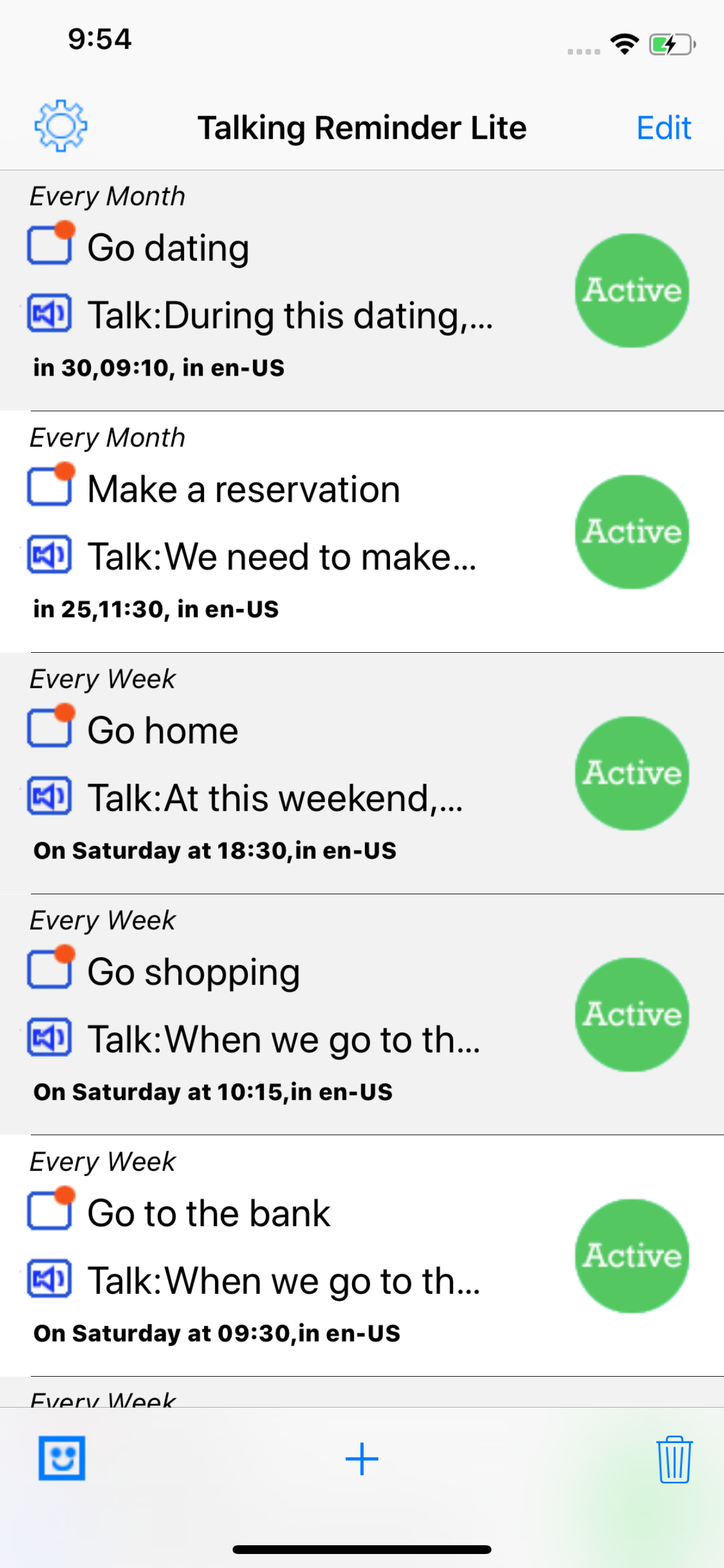 Talking Reminder Lite