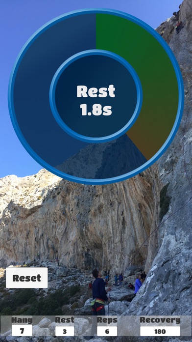 Hangboard timer screenshot 4