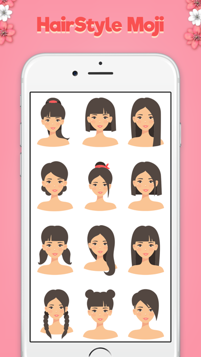 Hairstyle Stickers & Emoji screenshot 4