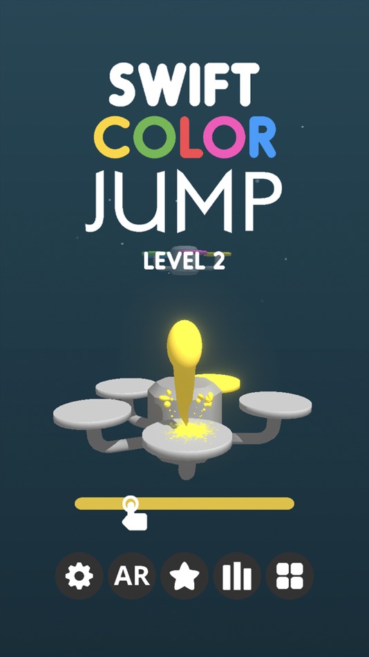 #1. Swift Color Jump (iOS) Bởi: Mintah Games