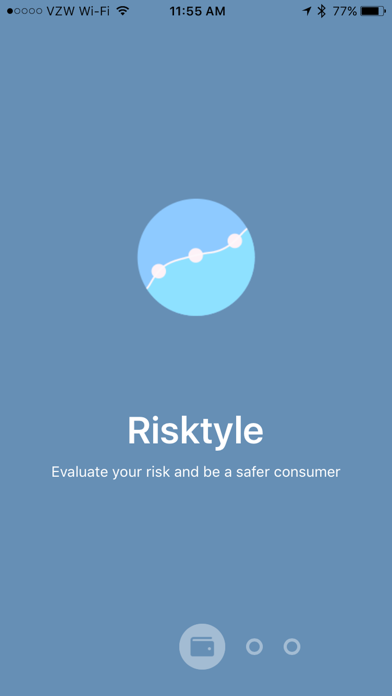 Risktyle iPhone screenshot 1 - Finance app